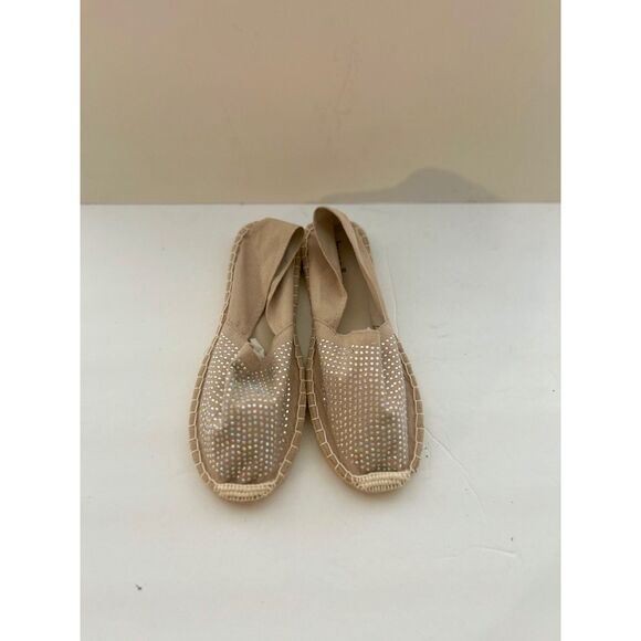 Bucco Capensis Espadrille flats with Crystals Vamp, Size 7, NIB - Picture 1 of 6